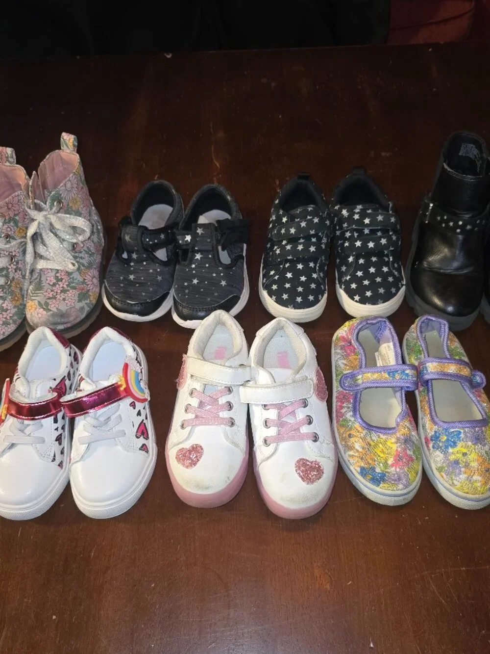 [Lot of 7] Girls Shoes Sizes 9-10 | Fabkids, Gap, Cat & Jack | Boots, Sneakers